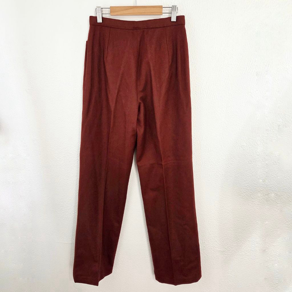 Vintage Pendleton Knockabouts Rust Orange Wool Tr… - image 2